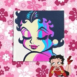 Handmade ‘Betty Pop’ painting for sale by the artist